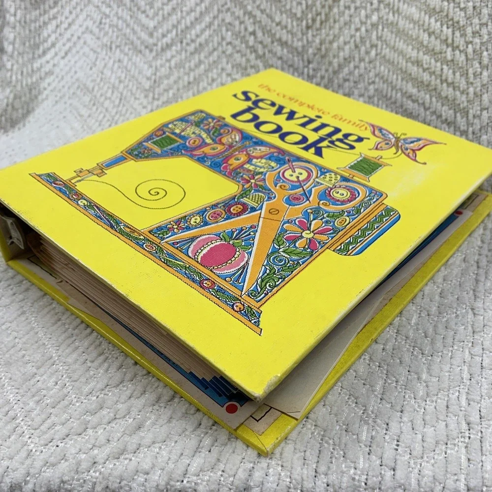 The Complete Family Sewing Book, Binder Style 1970s Beautiful Clear Instructions